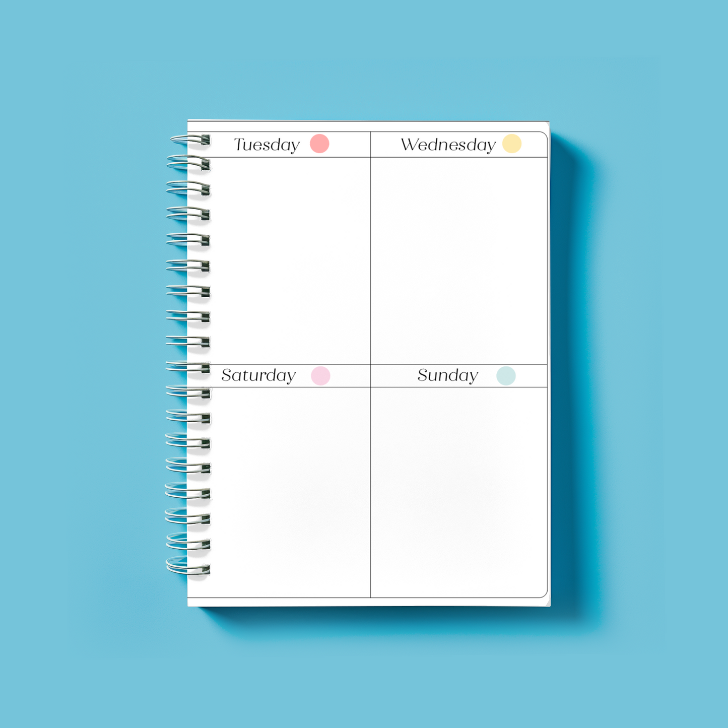 Personalised Space Kids Planner, Coil Bound