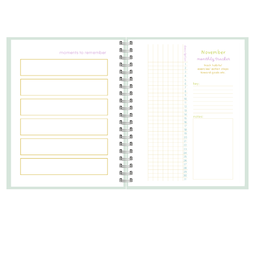 Space theme Kids Planner - 6 months Undated