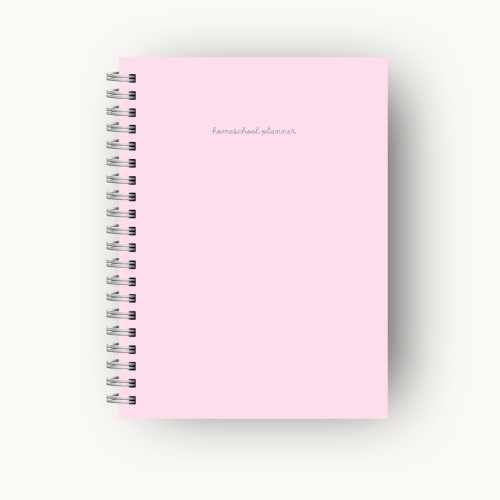 Dated Homeschool Planner (2026) - Pink