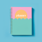 Personalised Pink/Blue Kids Planner, Coil Bound