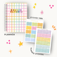 Customisable Kids Planner - 6 months Undated Rainbow Striped