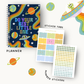 Space theme Kids Planner - 6 months Undated