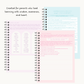Dated Homeschool Planner (2026) - Pink