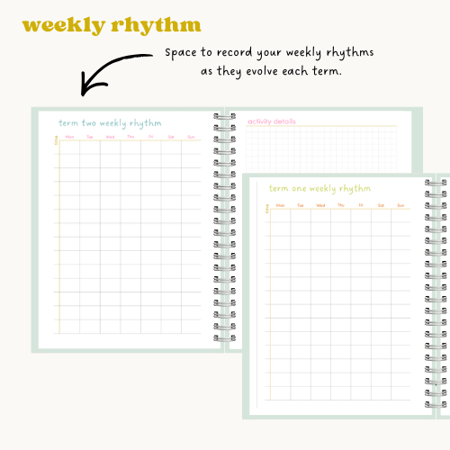 Space theme Kids Planner - 6 months Undated